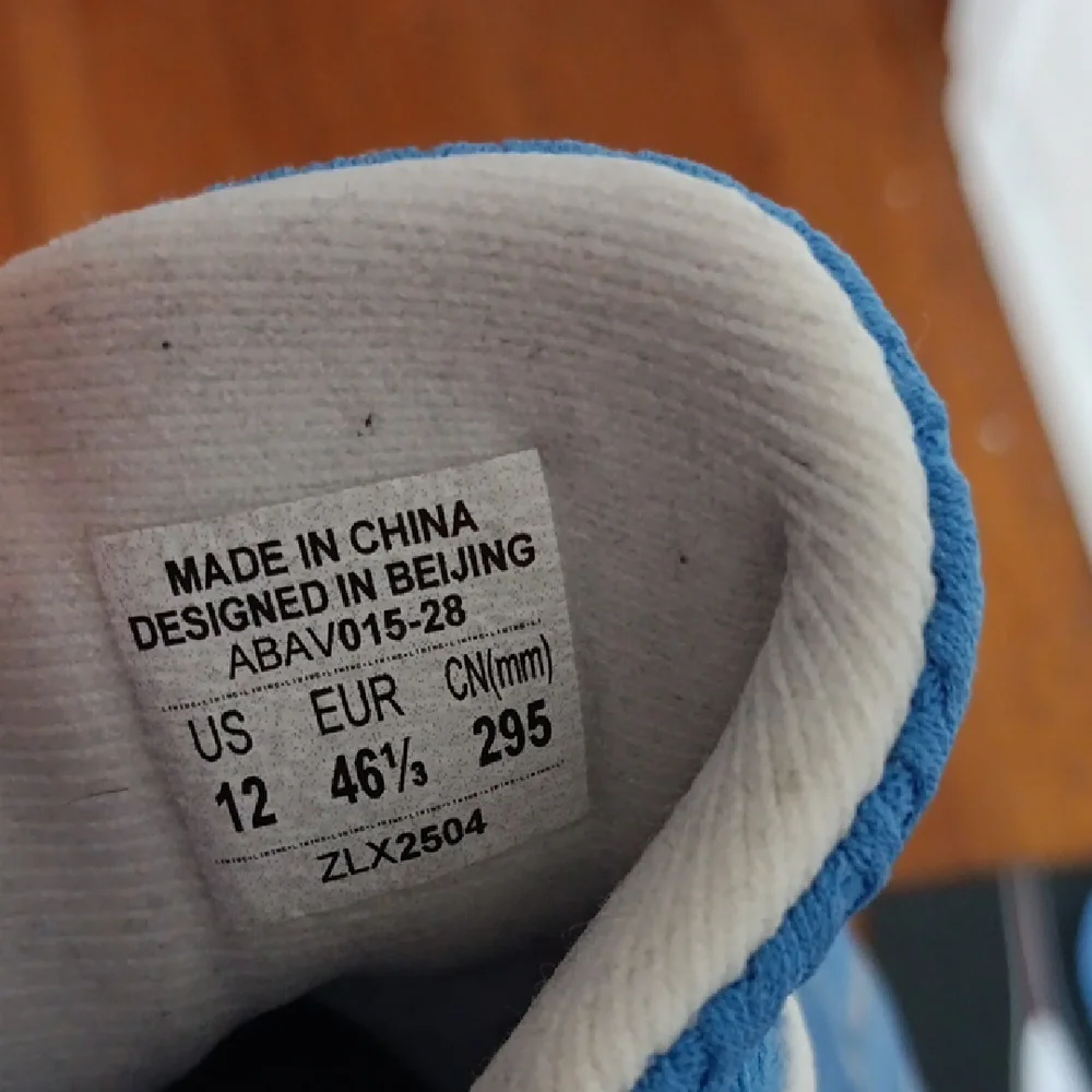 808 S Blue Sneakers - Picture 5 of 6